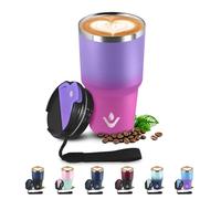 JAPORIA Vaso Térmico 600ml 20oz, Taza Termica Café para Llevar 304, Botella Agua Acero Inoxidable, Termo Café Hermético, Taza Aislante Hermética al Vacío con Tapa para Viaje, Gimnasio, Oficina, Sport