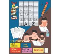 J'apprend à écrire les lettres de l'alphabet de A à Z.: Cahier d’écriture en cursive de 4 à 6 ans.