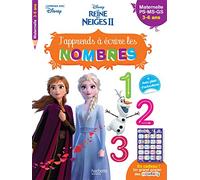 J'apprends à écrire les nombres Disney La Reine des Neiges: Maternelle PS-MS-GS