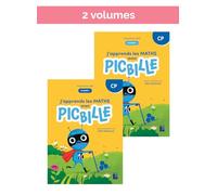 J'apprends les maths avec Picbille CP: Fichier en 2 volumes