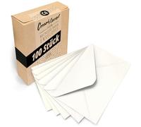 Japun - sobres blancos Engomados (100 piezas) de papel, sobre sin ventana - DIN C6-162 x 114 mm