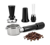 Jaqperd Juego de Kit de Espresso con Portafiltro de 54 Mm: Herramienta WDT de AleacióN de Aluminio y Acero Inoxidable y ManipulacióN de PrecisióN con Resorte