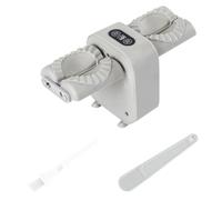 Jaqperd MáQuina AutomáTica para Hacer Bolas de Masa, MáQuina para Hacer Bolas de Masa Antideslizantes de Doble Cabezal para el Hogar, Herramienta de FabricacióN de Moldes, Cocina Manual B