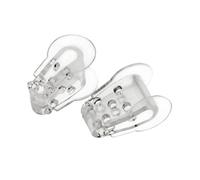 Jaqperd Paquete de 10 Separadores de Dedos de los Pies, Ortesis de Gel Corrector de Juanetes para Juanetes, Dedos Superpuestos, Hallux Valgus