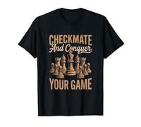 Jaque Mate de ajedrez y Conquista tu Juego Camiseta