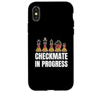 Jaque Mate en Progreso Bandera Alemana Piezas ajedrez Jugador de ajedrez Carcasa para iPhone X/XS