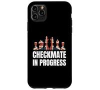 Jaque Mate en Progreso Piezas de ajedrez de la Bandera del Reino Unido Carcasa para iPhone 11 Pro MAX