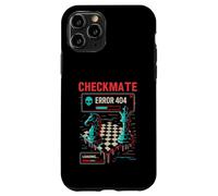 Jaque mate Error 404 Glitch Chessboard Art Ajedrez Jugador Carcasa para iPhone 11 Pro