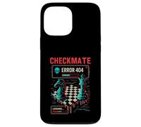 Jaque mate Error 404 Glitch Chessboard Art Ajedrez Jugador Carcasa para iPhone 13 Pro Max