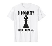 Jaque mate? No lo creo obispo | Amante del ajedrez Camiseta