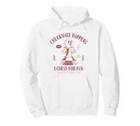 Jaque Mate Vintage Divertido Sucede I Ajedrez por Diversión Sudadera con Capucha