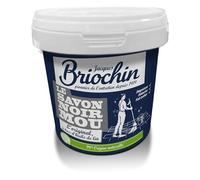 JAQUES BRIOCHIN desde 1919 - Jabón negro blando - con aceite de linaza - desengrasado, desmontado, hecho brillante, certificado Ecocert - Fabricación francesa - 600 g