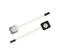 JAQVCTSC 10 Uds 1 2 3 4 botón de tecla Interruptor de Membrana Array Teclado Teclado Panel de Control Pad(1 Key Grey)