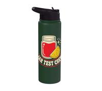 Jar Test Crew Viral Food Humor Stainless Steel Insulated Water Bottle