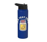 Jar Test Crew Viral Food Humor Stainless Steel Insulated Water Bottle