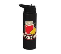 Jar Test Crew Viral Food Humor Stainless Steel Insulated Water Bottle