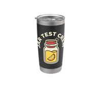 Jar Test Crew Viral Food Humor Vaso térmico de acero inoxidable de doble pared