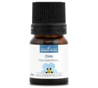 Jara (Cistus ladaniferus) BIO - 2,5 ml - Aceite Esencial 100 % Puro y Natural - Garantía ChromaCert® - Quimiotipado e Integral