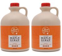 Jarabe de arce Grado A (Very dark, Strong taste) - 1,89 litros (2,5 Kg) - Miel de arce - Sirope de Arce - Original maple syrup (Paquete de 2)