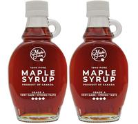 Jarabe de arce Grado A (Very Dark, Strong taste) - 189ml (250g) - Miel de arce - Sirope de Arce - Original maple syrup (Paquete de 2)