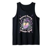 Jarabe de lavanda DIY Baristas Home Craft Floral Sweet Brew Sip Camiseta sin Mangas