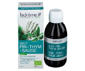 Jarabe de pino Ladrome, tomillo y salvia BIO 150ml