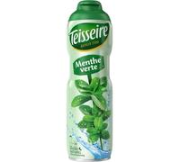 Teisseire Jarabe de Menta Verde para Bebida Refrescante, Cócteles, Bidón Reciclable 60cl