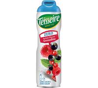 Teisseire Zero Azúcar, Jarabe de Granadina para Bebida Refrescante, Cócteles, Bidón 60cl