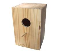JARAD Nido para Pájaros, Rústico, Madera, Earth Tone