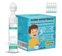 JARAMI - Suero Hipertónico para Nebulizador - Solucion Salina Hipertonica 3% de Larga Duración - Uso Rapido y Facil en Nebulizador para Bebe.