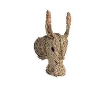 Jarapa Home Made with love Figura Decorativa de Esparto - Cabeza de Burro Trenzada a Mano, Hecha en España. Decoración Estilo Boho Chic, Natural o rústico (Modelo 1)