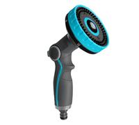 Jardibric - Pistola de riego con 6 chorros 3 en 1: control de pulgar, cabeza ancha para un riego versátil y preciso