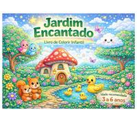 Jardim Encantado: Livro de Colorir Infantil