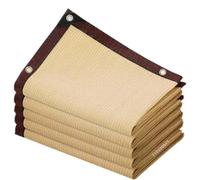 Jardín al Aire Libre Camping Senderismo Tienda sombrilla Red Densidad Polietileno jardinería Tela protección Solar para Leña, Muebles,Vehículos(Color 2,3x4m)