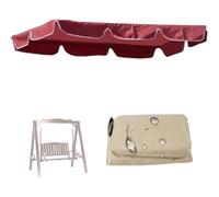 Jardín al aire libre Swing Canopy, Cubierta de repuesto for dosel for 2-3 asientos, tela Oxford 210D, varios tamaños multicolores(05,195*125*15cm)
