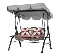 Jardín al aire libre Swing Canopy, Reemplazo de dosel for asiento jardín, multicolor, varios tamaños(Grey,164x114x15cm)