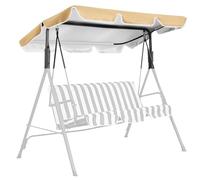Jardín al aire libre Swing Canopy, Toldo de repuesto for asiento jardín, multicolor, varios tamaños(003,190*132*15cm)