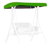 Jardín al aire libre Swing Canopy, Toldo de repuesto for asiento Multicolor Varios tamaños(002,213*122*18/23cm)