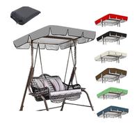 Jardín al aire libre Swing Canopy, Toldo de repuesto for silla Oxford Multicolor, varios tamaños(04,249*185*18cm)