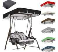 Jardín al aire libre Swing Canopy, Toldo de repuesto for silla Oxford Multicolor, varios tamaños(08,142*120*18cm)
