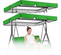 Jardín al aire libre Swing Canopy, Toldo de repuesto for tela Oxford 210D multicolor varios tamaños(06,195x125x15cm)