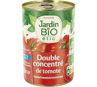 Jardin Bio - Doble A Partir De Concentrado De Tomate Bio 140G - Lot De 4 - Precio Por Lote - Entrega Rápida