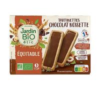Jardin Bio Etic - Patinete ecológico para jardín, chocolate, avellana, orgánico, 138 g, 138 g, 3 unidades