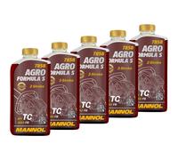 Jardín Cortacésped Aceite de Motor 5x 1 Litro Agro Forma S Mannol Máquinas para