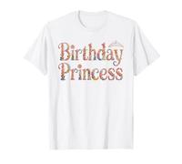 Jardín Cumpleaños Princesa Niña Floral Bestie Born 2006 Sister Camiseta