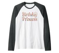 Jardín Cumpleaños Princesa Niña Floral Bestie Born 2006 Sister Camiseta Manga Raglan