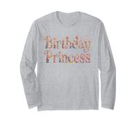 Jardín Cumpleaños Princesa Niña Floral Bestie Born 2006 Sister Manga Larga