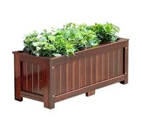 Jardín de cedro elevado, caja de maceta, perfecta para raíces profundas, verduras y flores, fácil acceso, solución de jardinería para jardineros domésticos