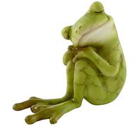 Jardín de Hadas en Miniatura y Estatua de terrario, de Top Collection, Frog Resting