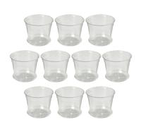 Jardín de infantes -Töpfe klar - Sämling Starttopf, Ernährung - Jarrón transparente -Pflanzer für Garten Haus Pflanzung im Freien im Innenbereich